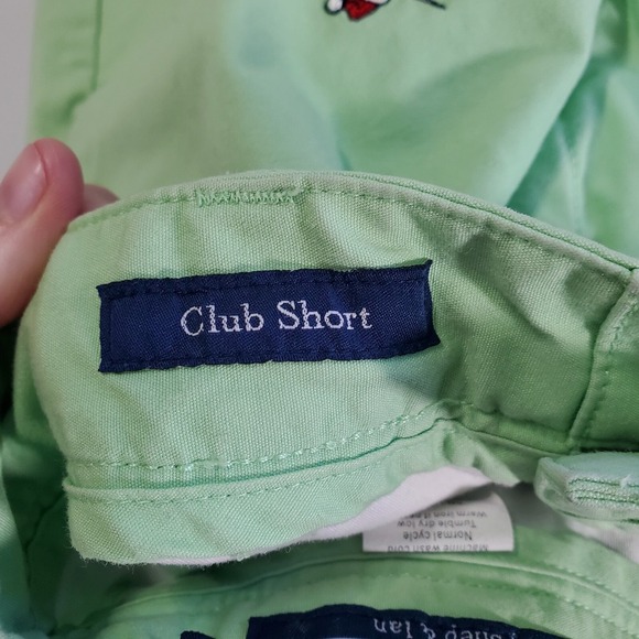 Vineyard Vines Men Shorts 30 Green Chino Cotton Swordfish Embroidered Preppy - Picture 8 of 14